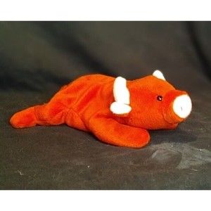 1995 TY Tabasco Bull Beanie Baby PVC No Stamp Great Condition Rare